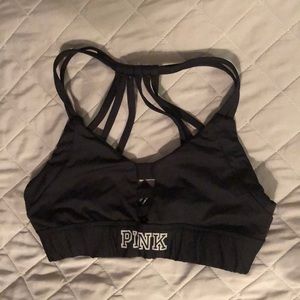 Black PINK sports bra